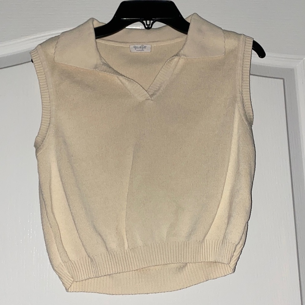 j galt collared vest